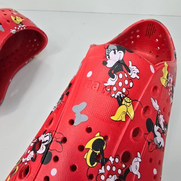 NAtive X Disney Minnie Mouse Red Jefferson Waterproof Slip ON Shoes - Picture 6 of 10